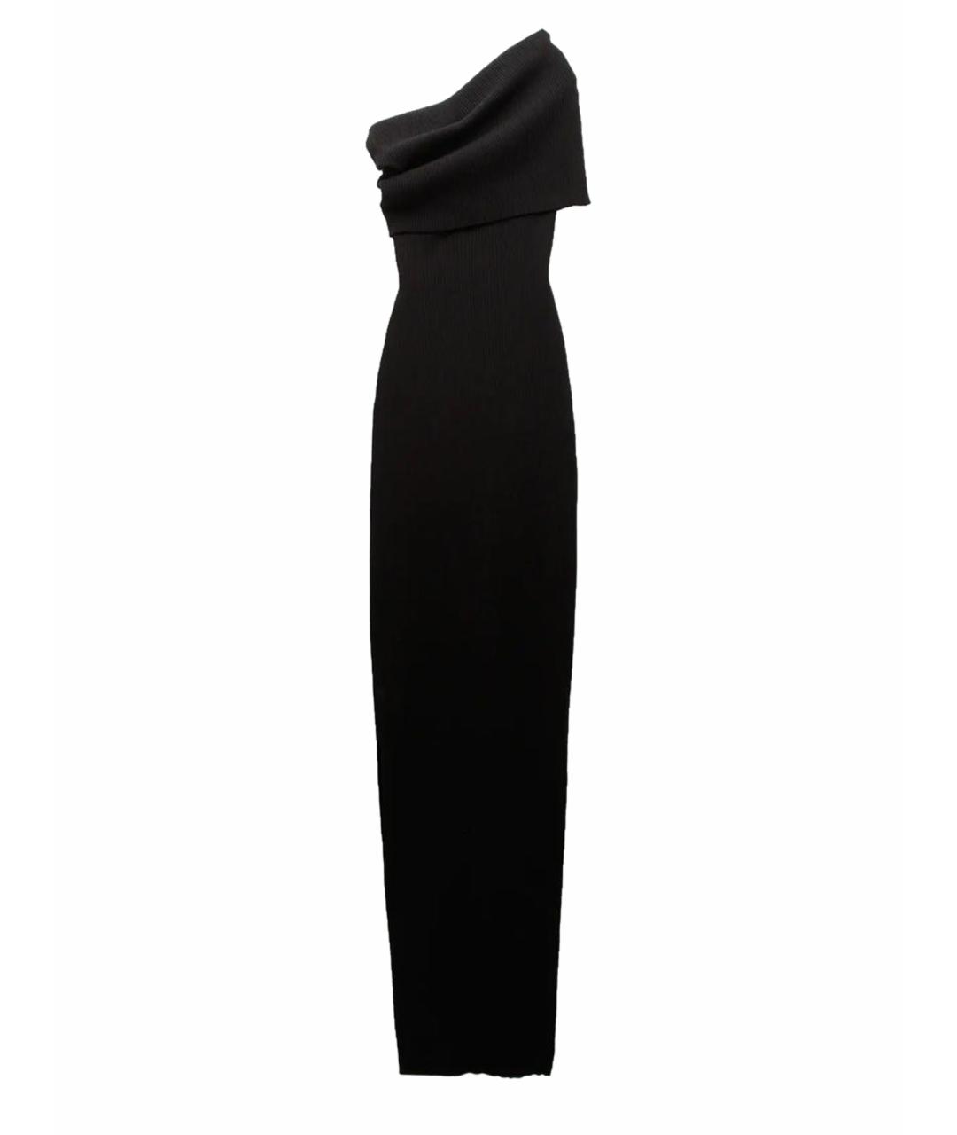 RICK OWENS Черное шерстяное платье, фото 1