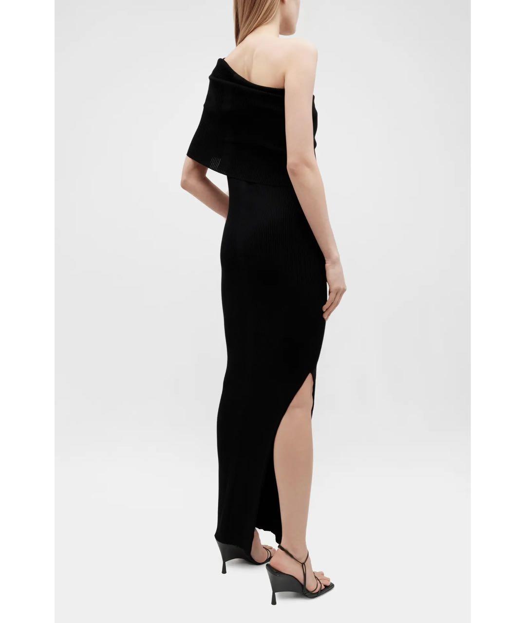 RICK OWENS Черное шерстяное платье, фото 4