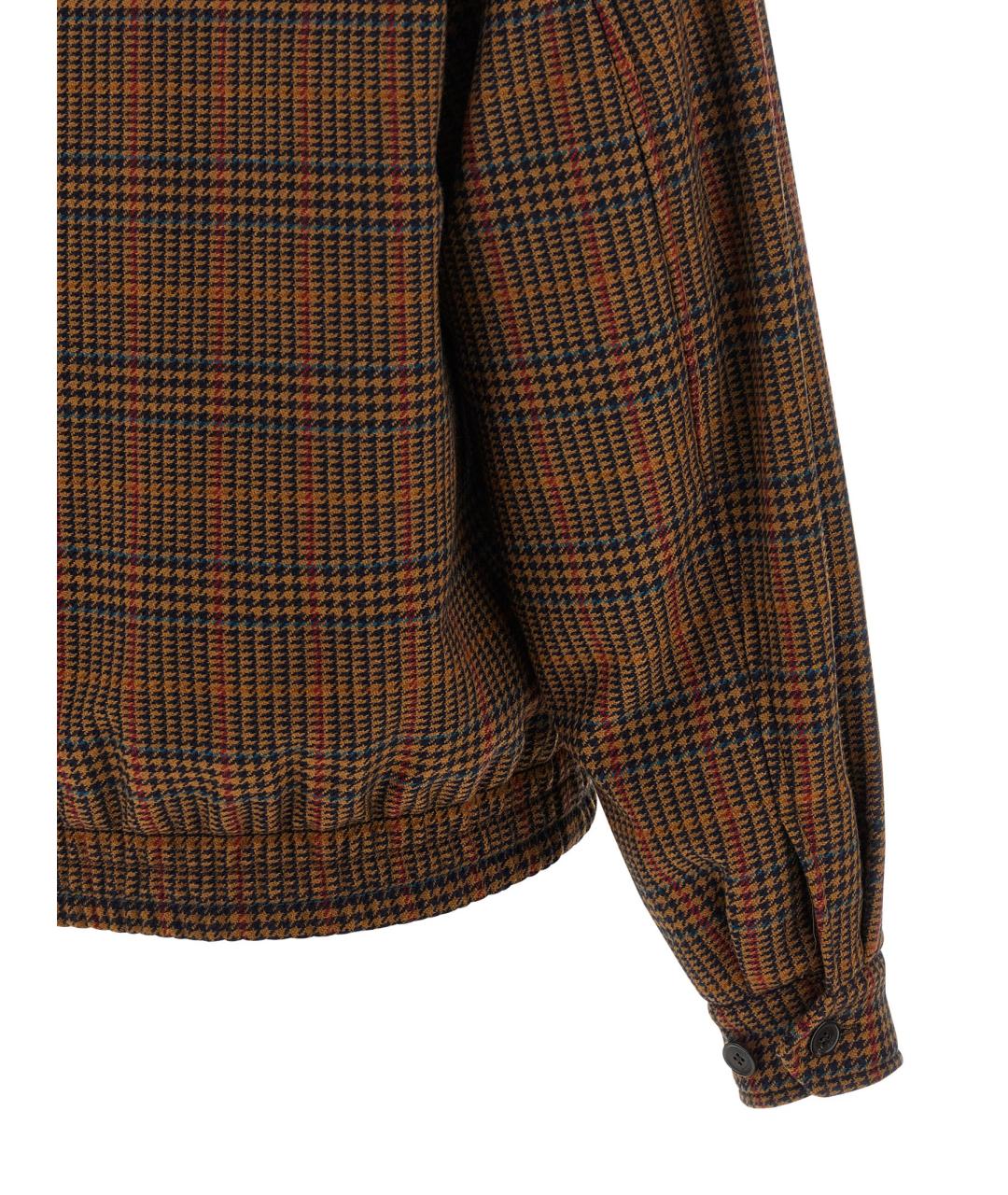 SAINT LAURENT Коричневая шерстяная куртка, фото 4