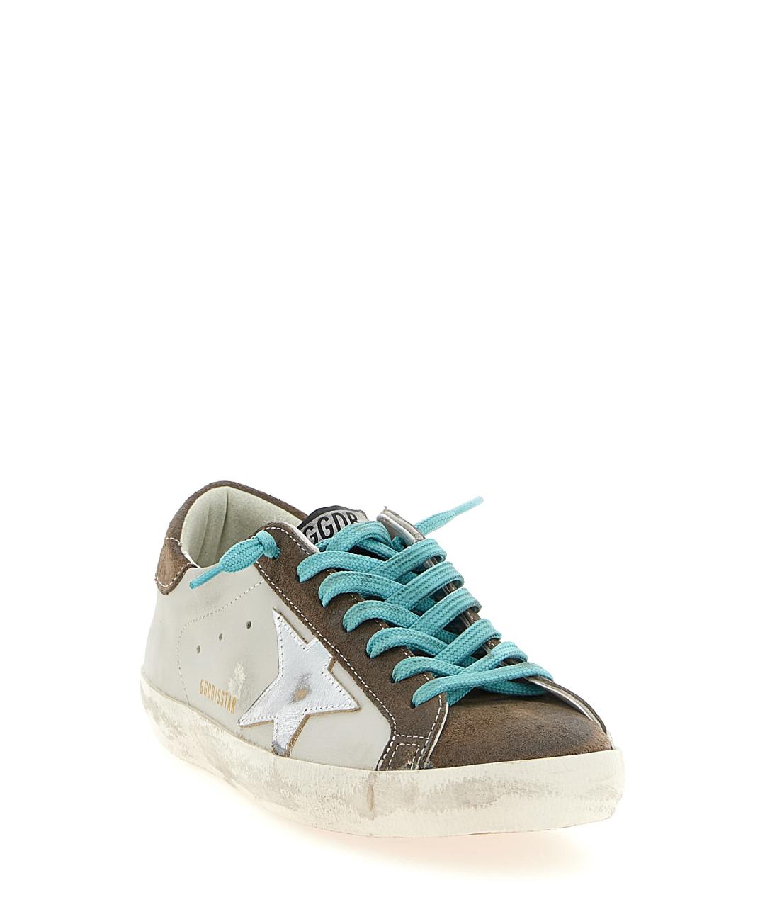 GOLDEN GOOSE DELUXE BRAND Мульти кожаные низкие кроссовки / кеды, фото 2