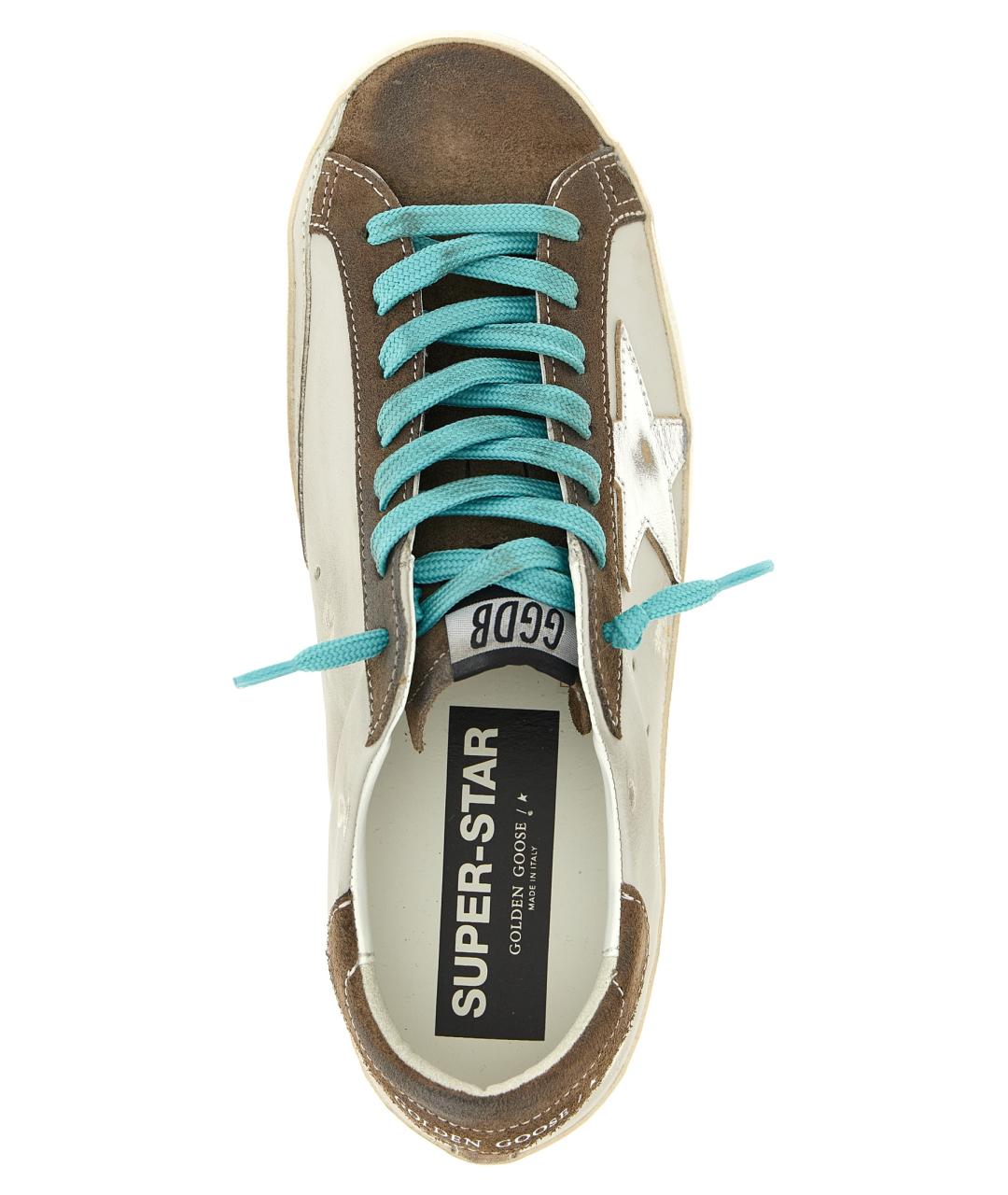 GOLDEN GOOSE DELUXE BRAND Мульти кожаные низкие кроссовки / кеды, фото 4