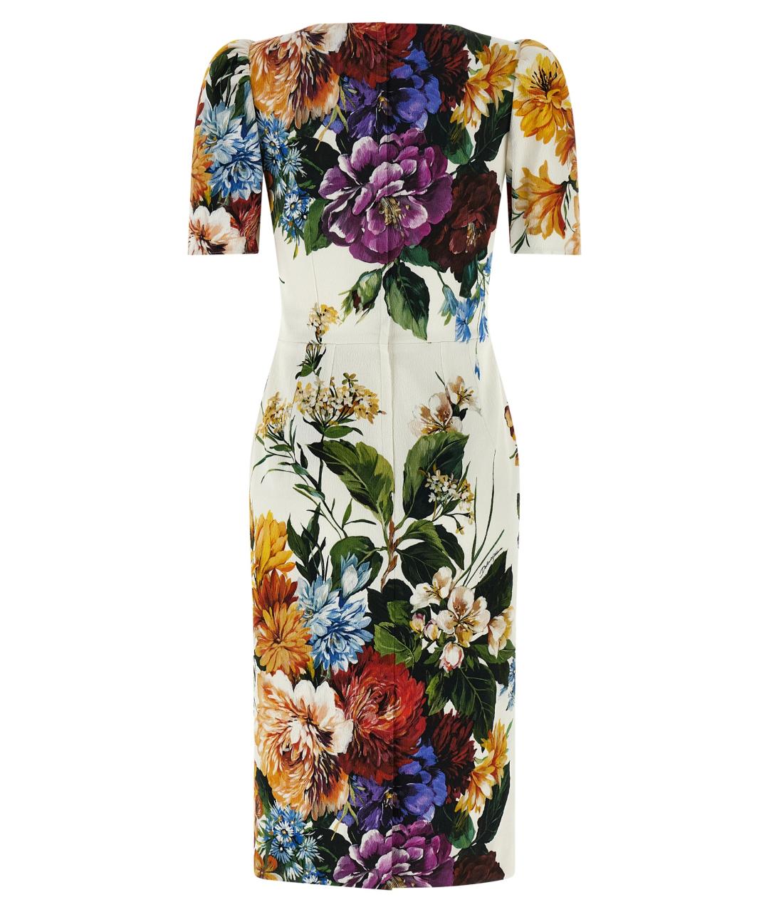 DOLCE&GABBANA Мульти хлопковое повседневное платье, фото 2