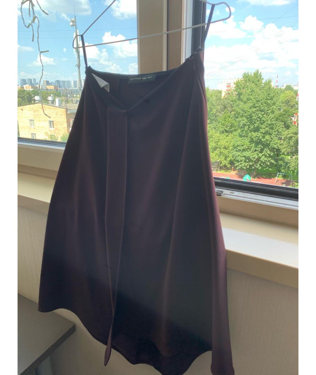 ETRO Коричневая шерстяная юбка макси, фото 2