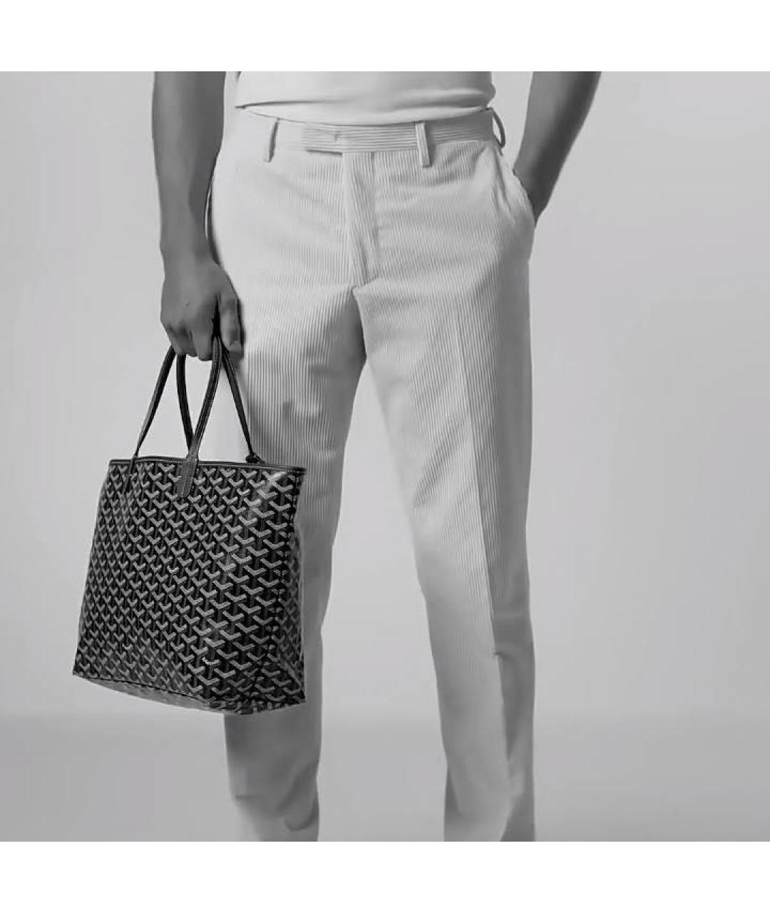 GOYARD Черная сумка тоут, фото 6