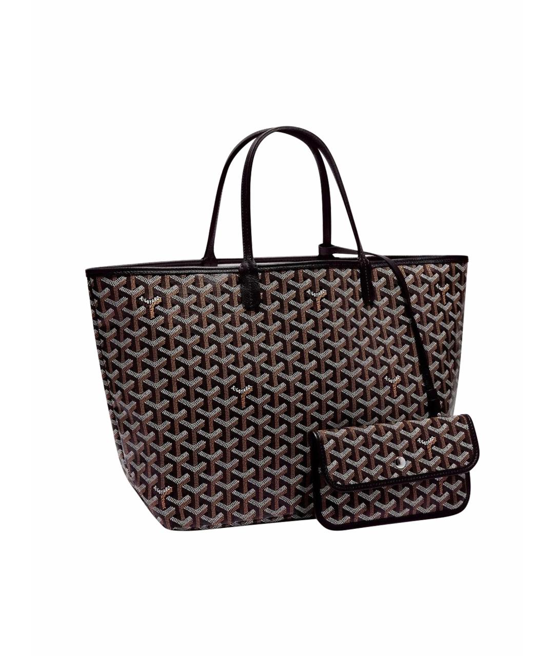 GOYARD Черная сумка тоут, фото 7