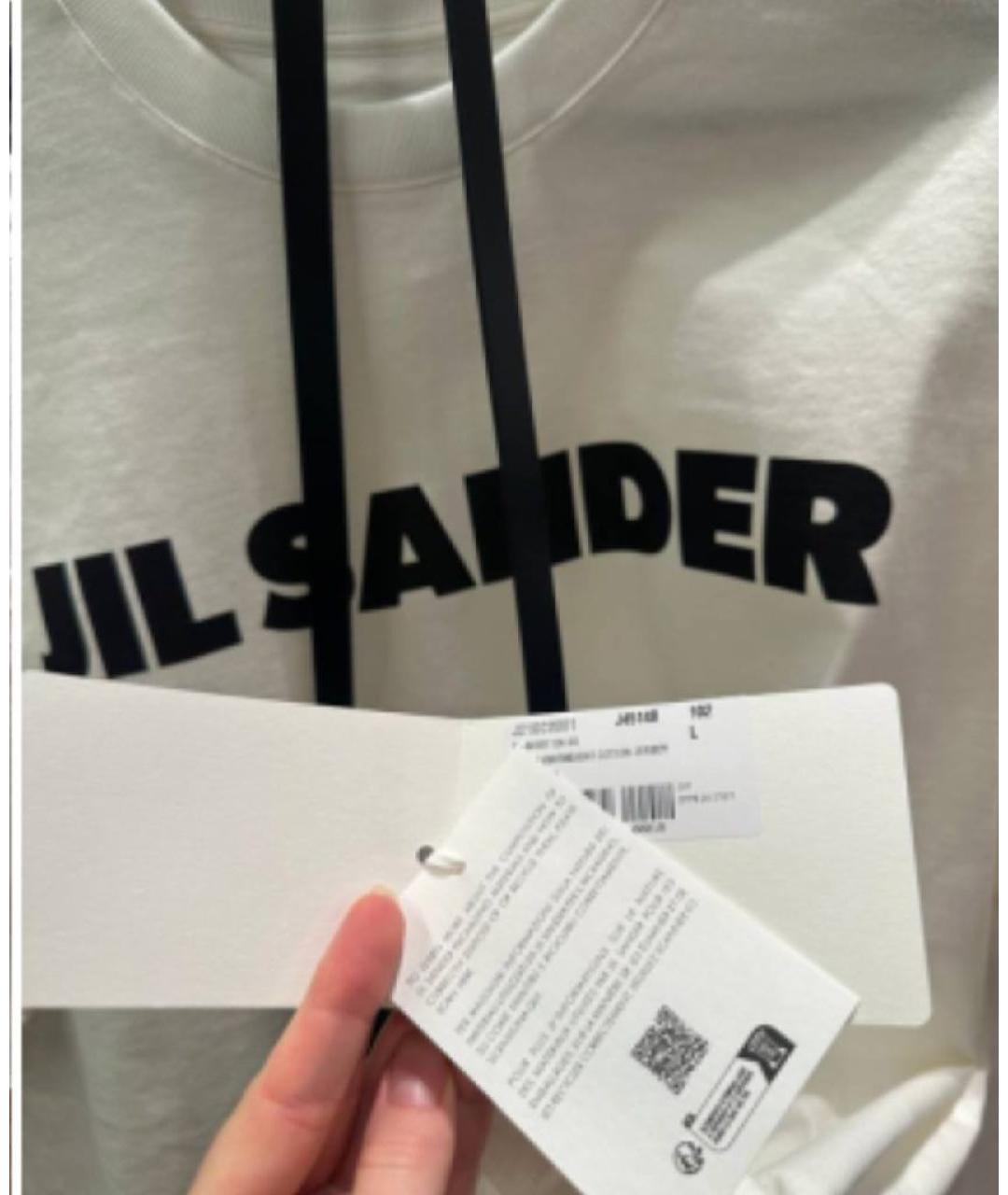 JIL SANDER Хлопковая футболка, фото 3