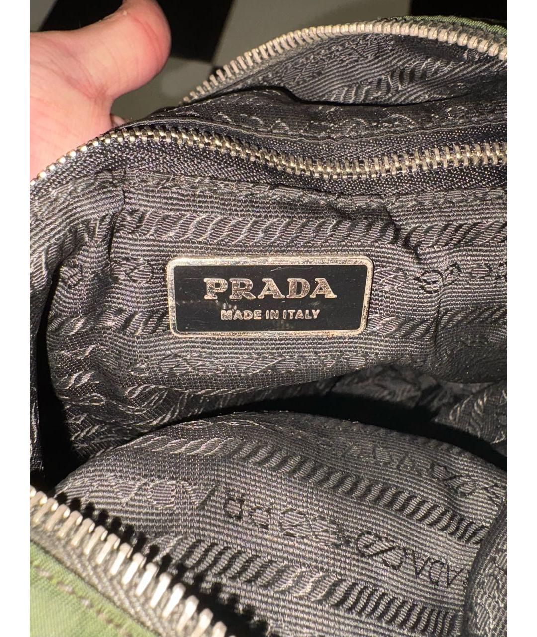 PRADA Зеленая сумка на плечо, фото 5