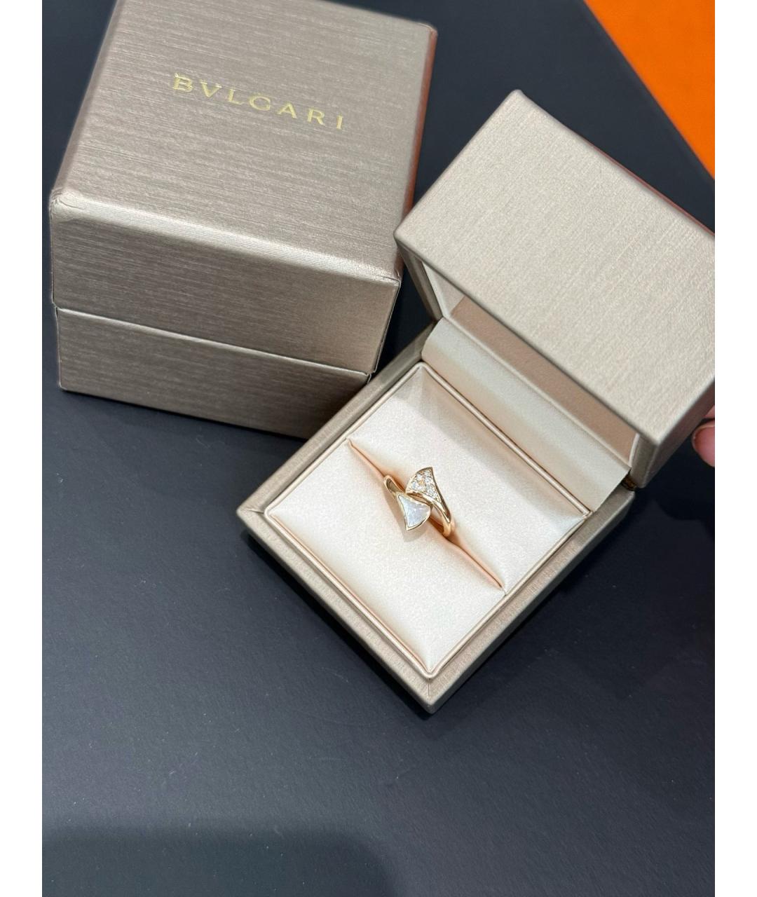 BVLGARI Золотое кольцо из розового золота, фото 2