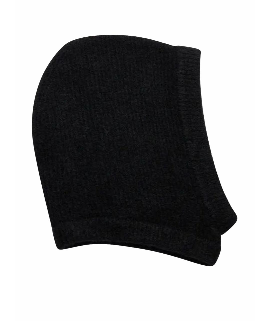 RICK OWENS Черный шерстяной капюшон, фото 1