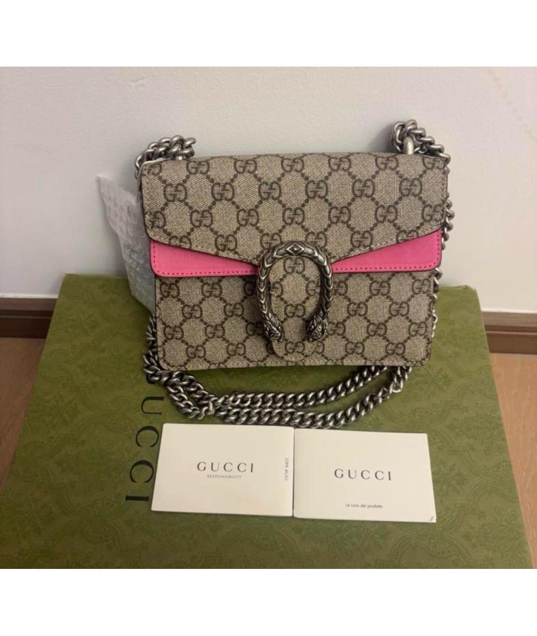 GUCCI Бежевая сумка через плечо, фото 2