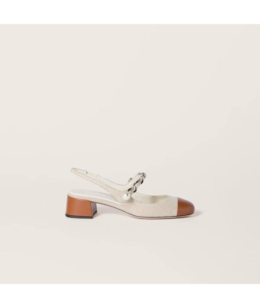 MIU MIU Мульти кожаные туфли, фото 4