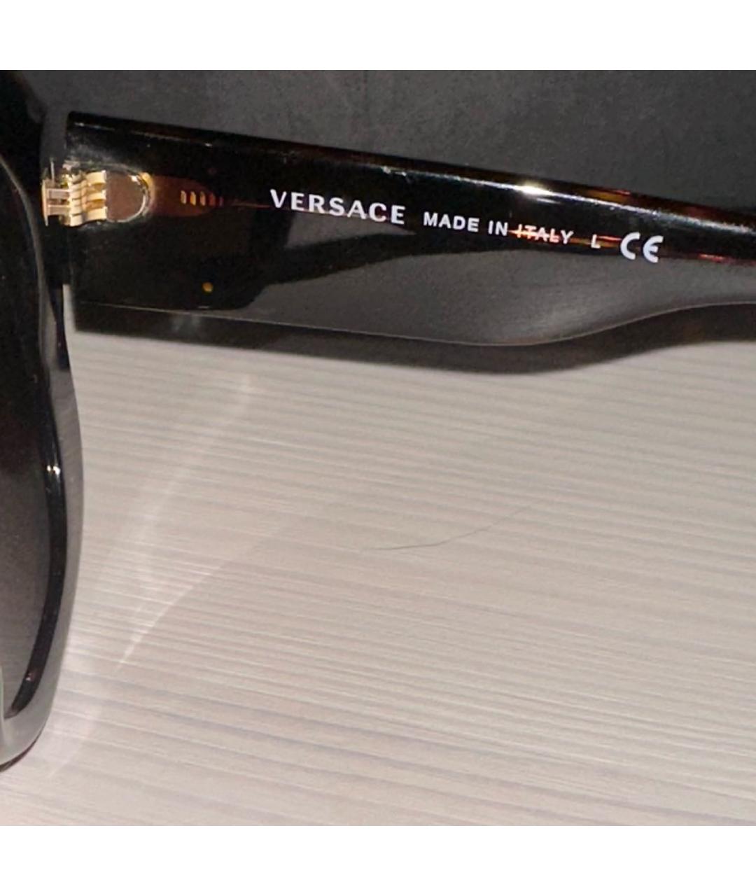 VERSACE Коричневые солнцезащитные очки, фото 7