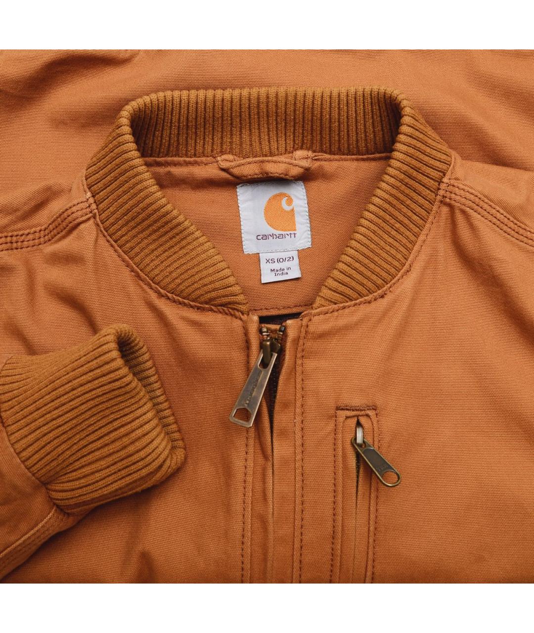 CARHARTT WIP Оранжевая хлопковая куртка, фото 4