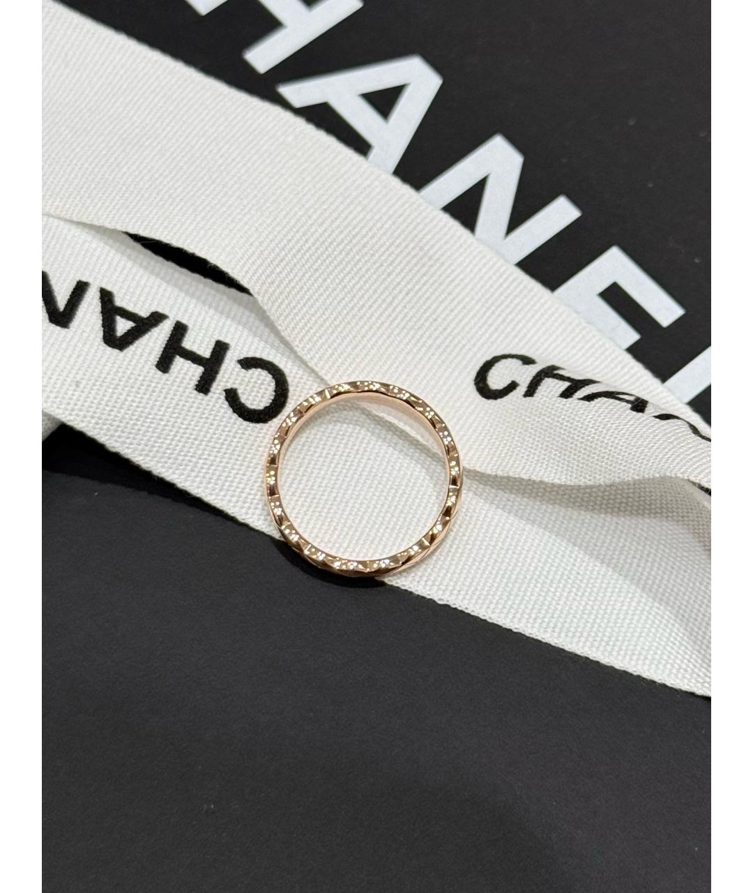 CHANEL Золотое кольцо из розового золота, фото 4