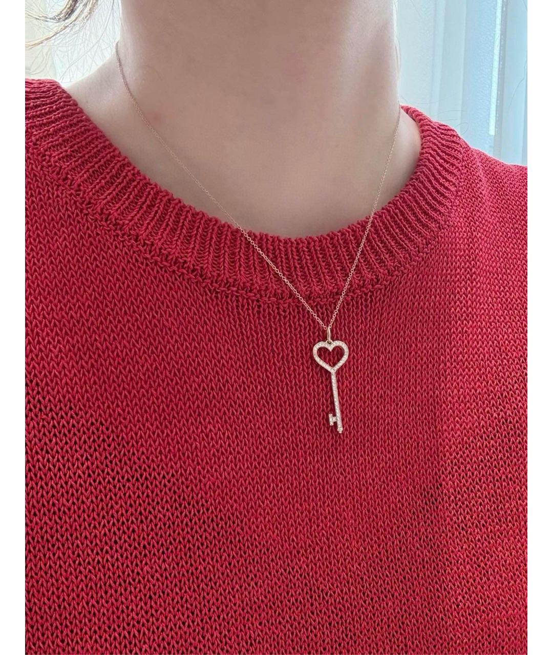 TIFFANY&CO Золотое колье из розового золота, фото 8