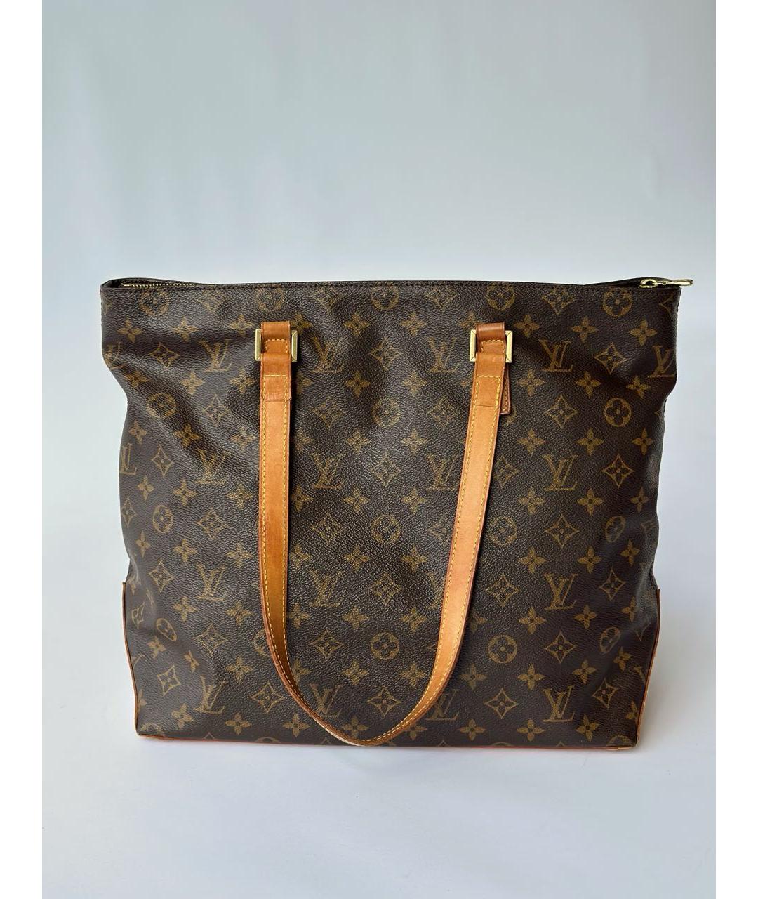 LOUIS VUITTON Коричневая сумка тоут, фото 3