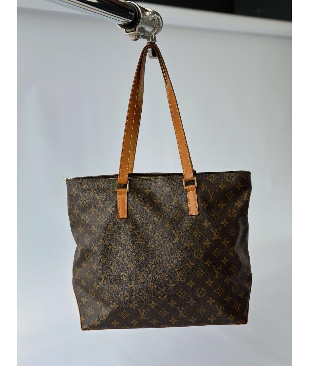 LOUIS VUITTON Коричневая сумка тоут, фото 9