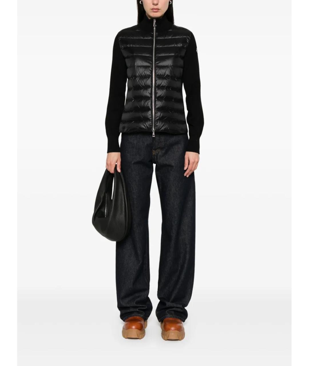 MONCLER Черная куртка, фото 2
