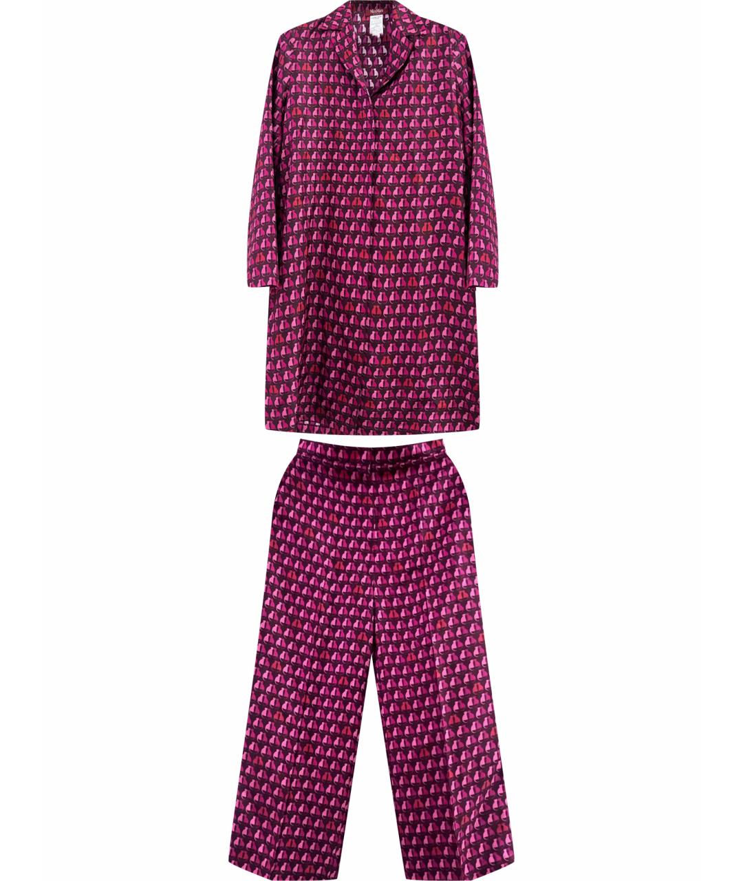 MAX MARA Мульти шелковый костюм с брюками, фото 1