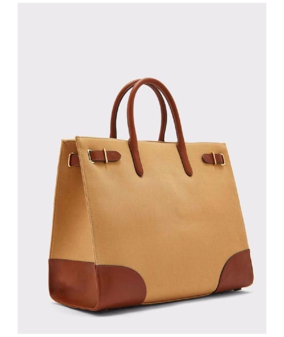 RALPH LAUREN Мульти хлопковая сумка тоут, фото 3