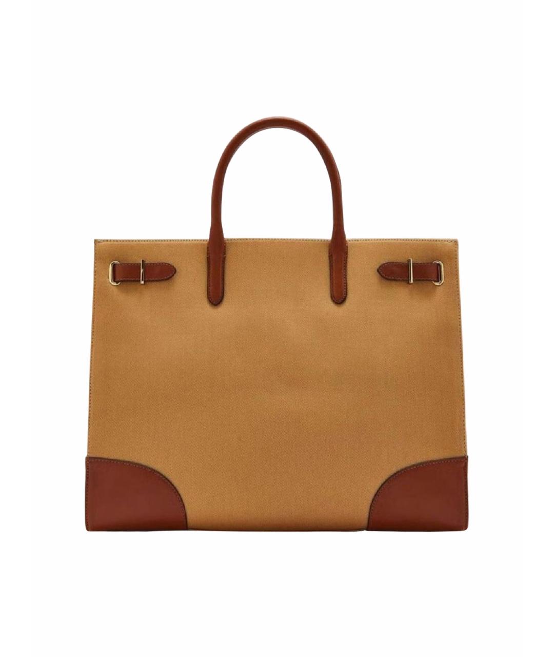 RALPH LAUREN Мульти хлопковая сумка тоут, фото 1