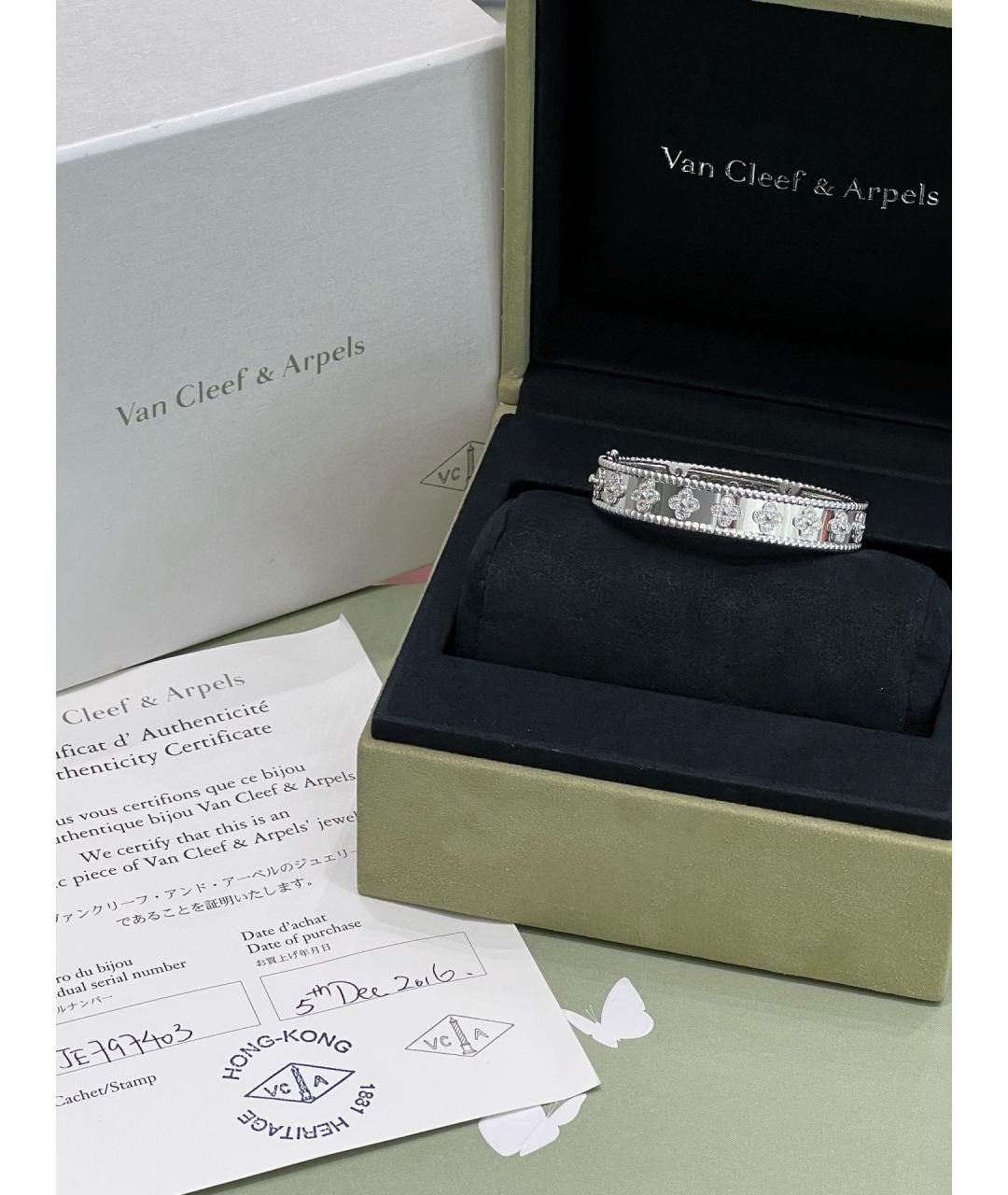 VAN CLEEF & ARPELS Серебряный браслет из белого золота, фото 2