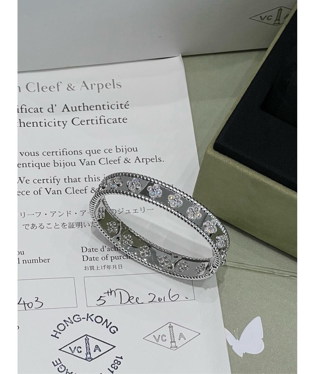 VAN CLEEF & ARPELS Серебряный браслет из белого золота, фото 3