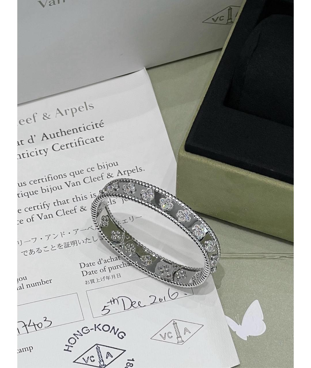 VAN CLEEF & ARPELS Серебряный браслет из белого золота, фото 4