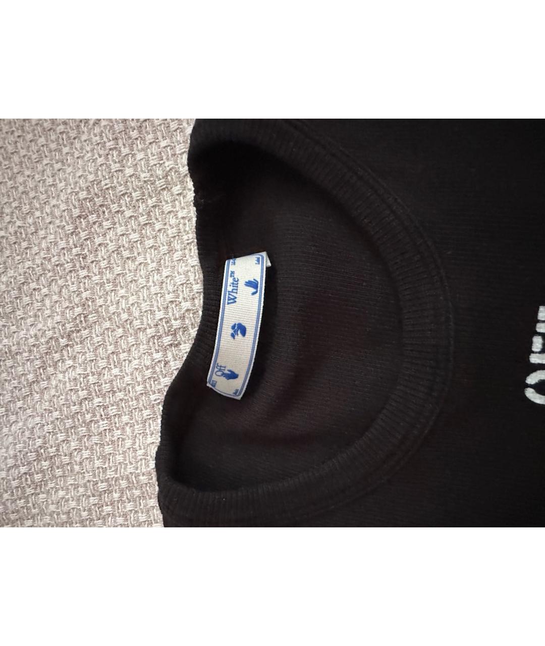 OFF-WHITE Черная футболка, фото 2