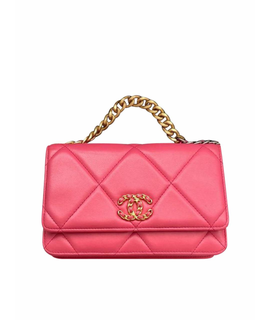 CHANEL Розовая кожаная сумка тоут, фото 1