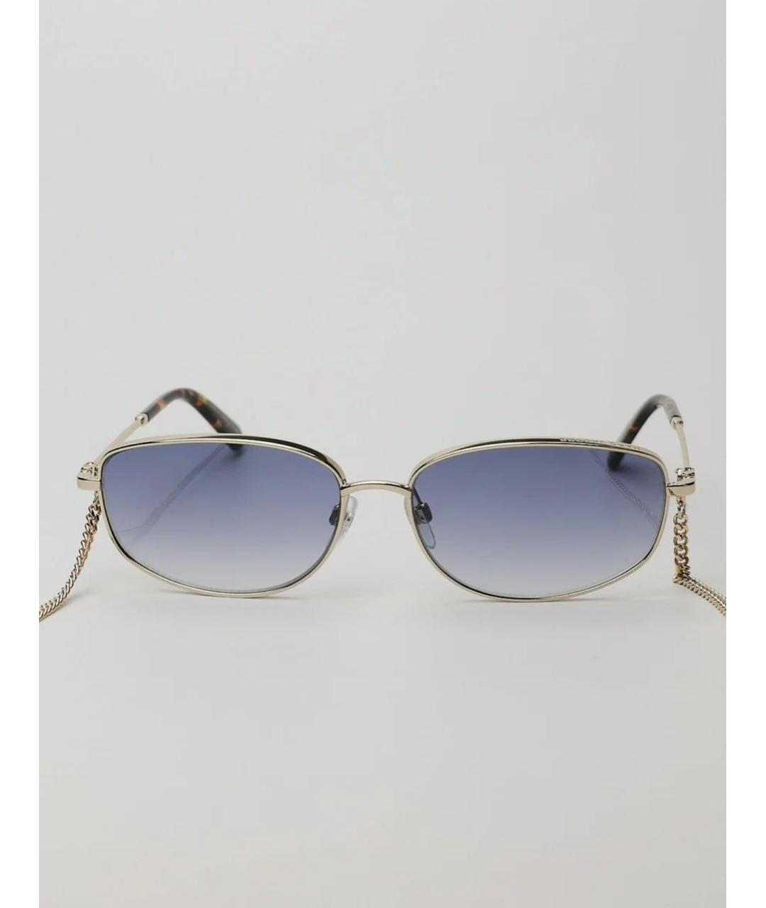 MARC JACOBS Золотые металлические солнцезащитные очки, фото 4