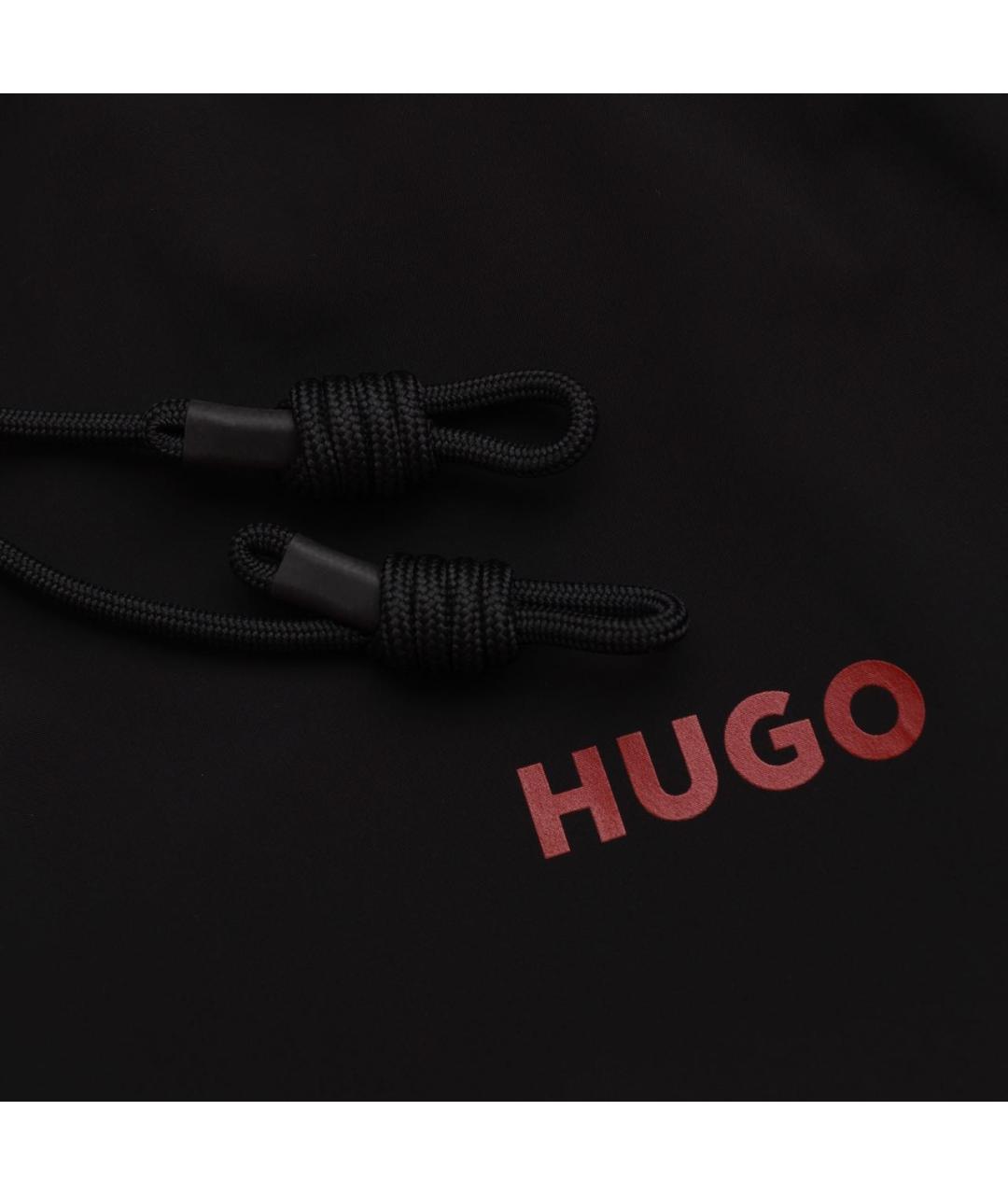 HUGO BOSS Черная полиэстеровая куртка, фото 5