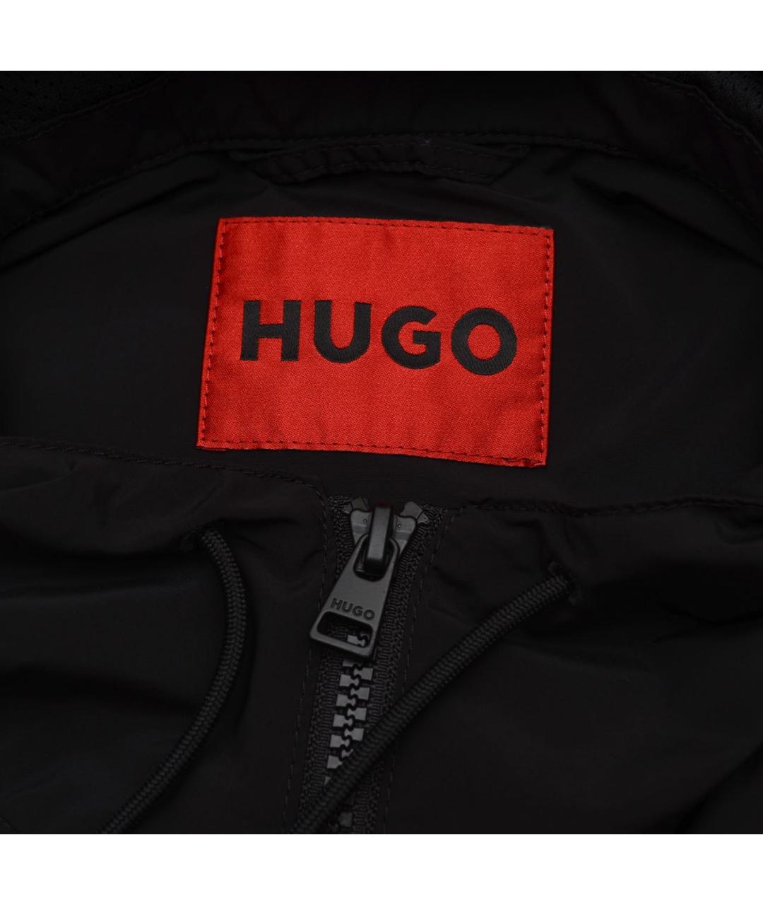 HUGO BOSS Черная полиэстеровая куртка, фото 4
