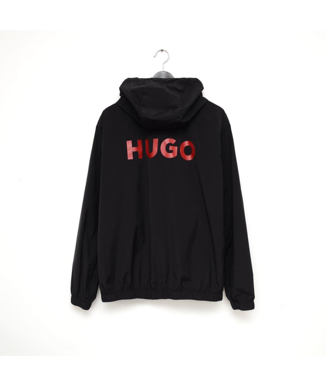 HUGO BOSS Черная полиэстеровая куртка, фото 2