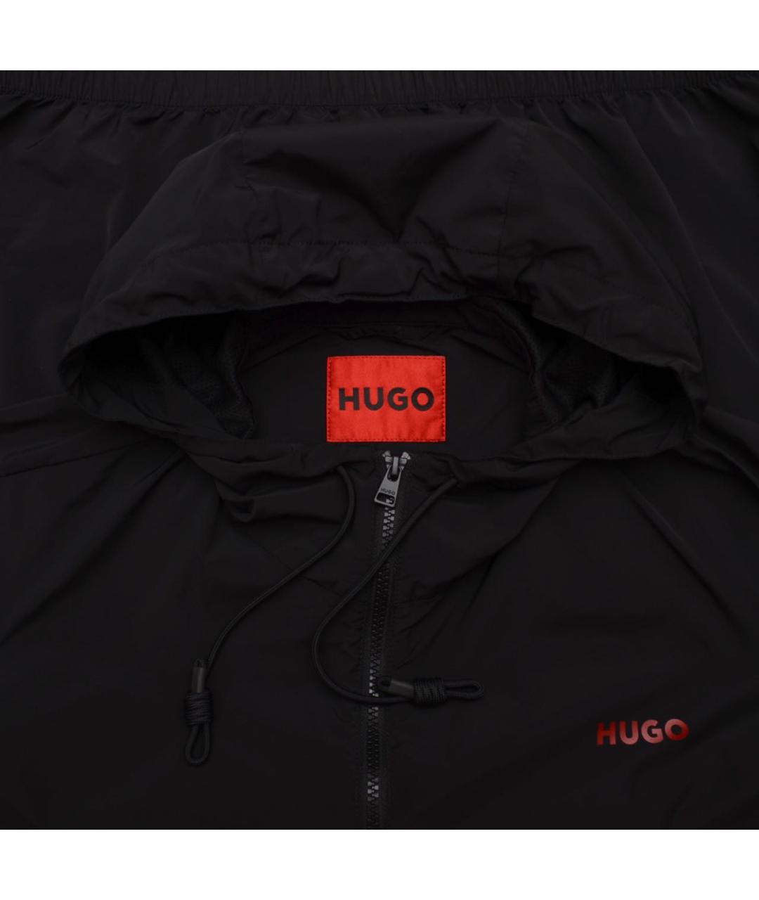 HUGO BOSS Черная полиэстеровая куртка, фото 3