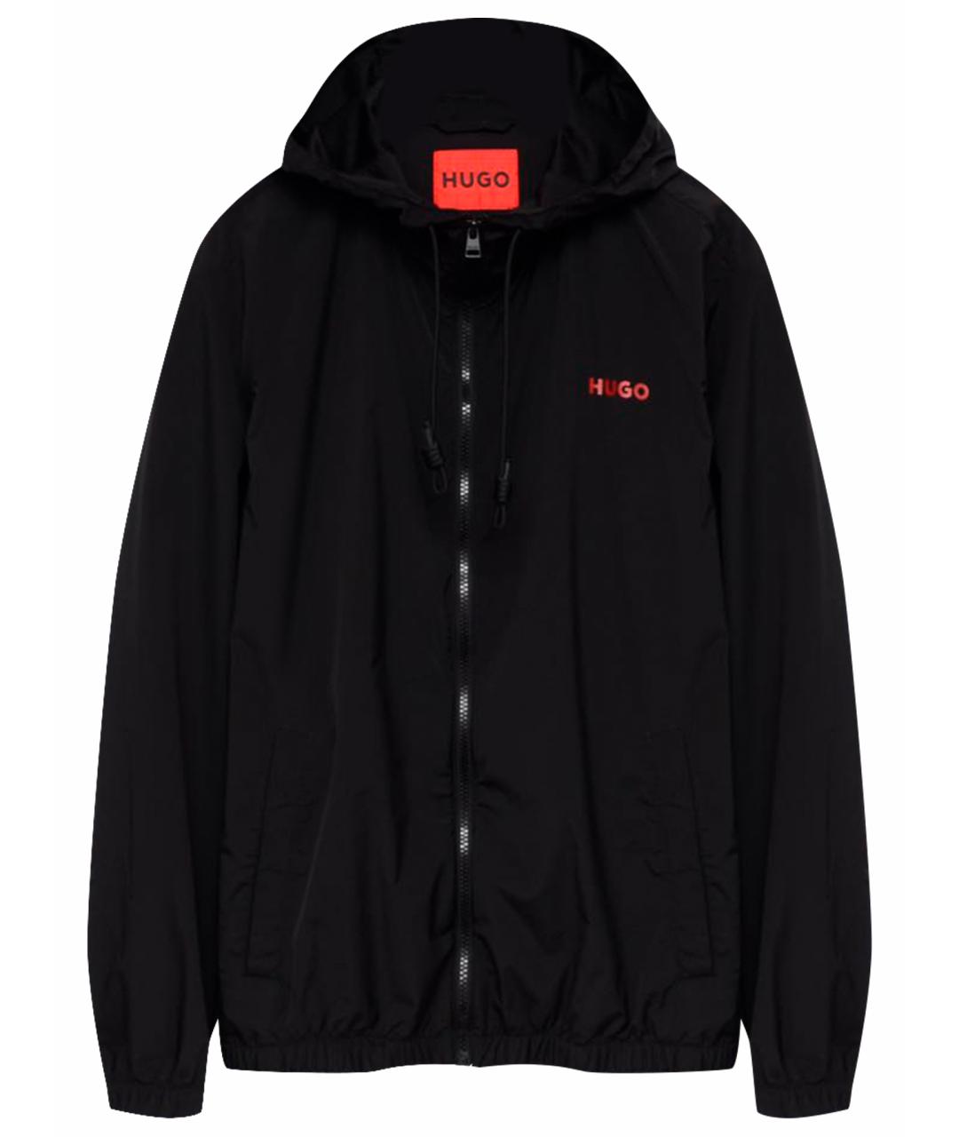 HUGO BOSS Черная полиэстеровая куртка, фото 1