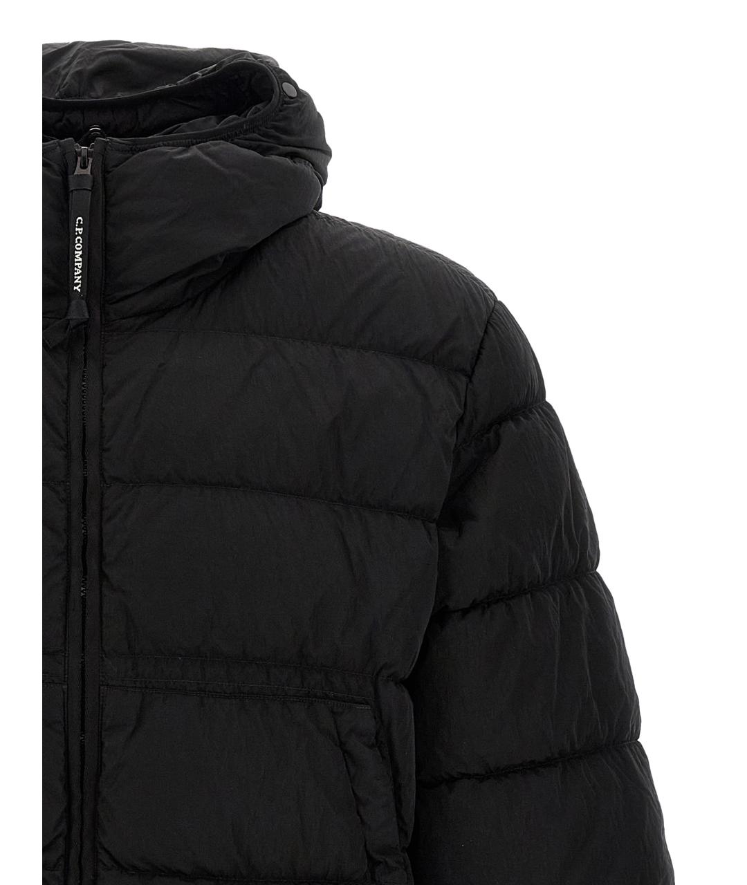 CP COMPANY Черный полиамидовый пуховик, фото 3