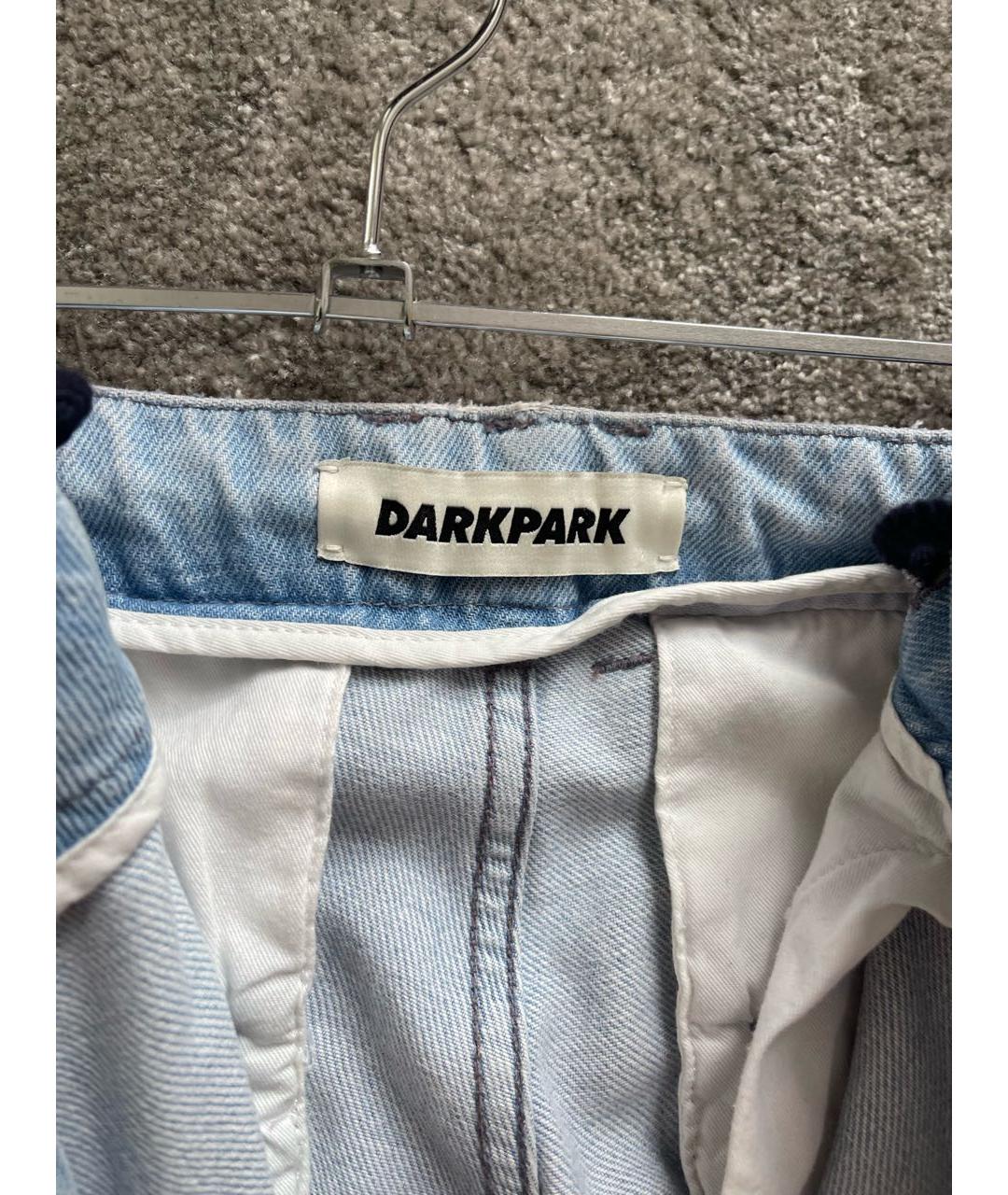 DARKPARK Фиолетовые хлопковые прямые джинсы, фото 3