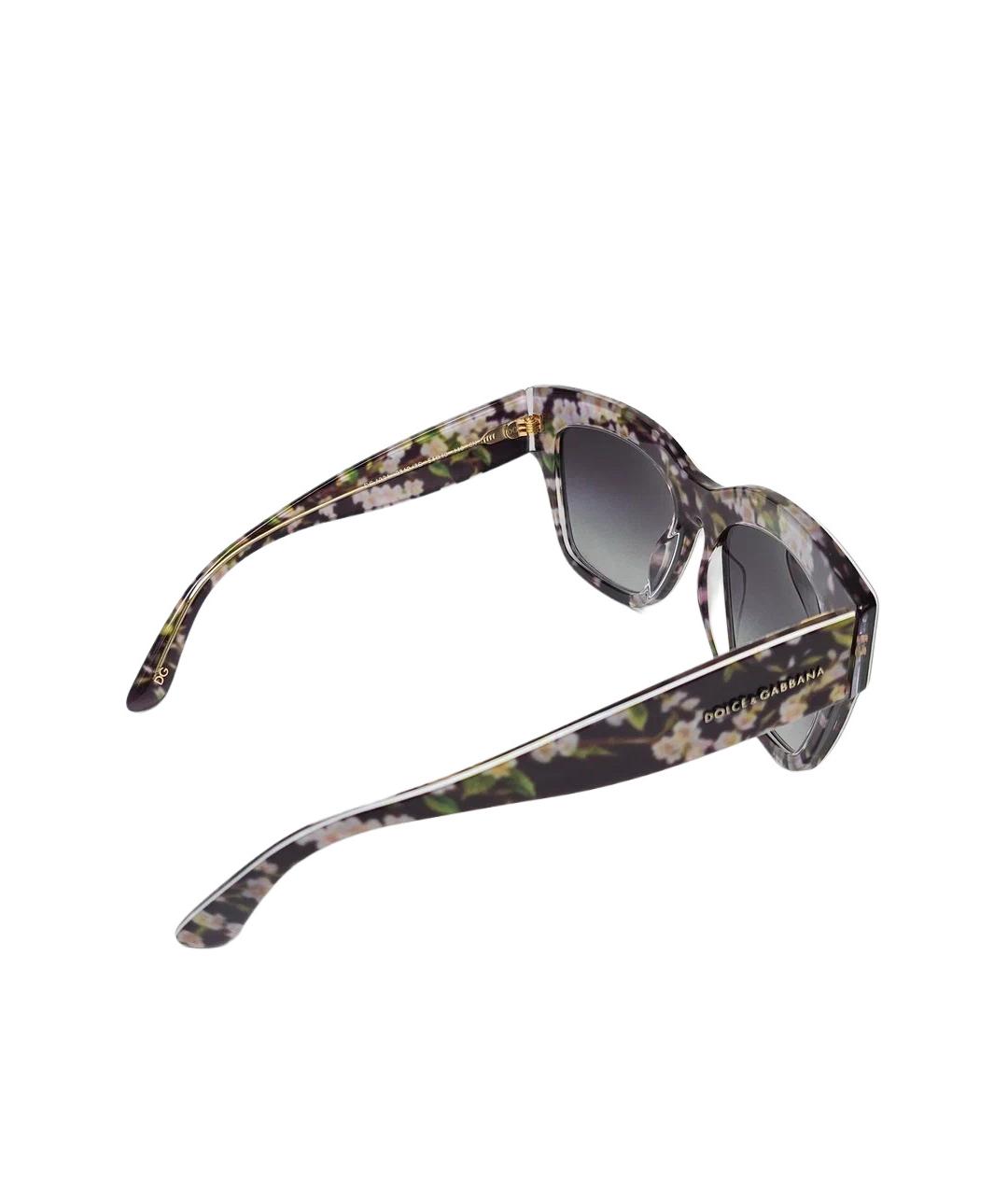 DOLCE&GABBANA Мульти пластиковые солнцезащитные очки, фото 4