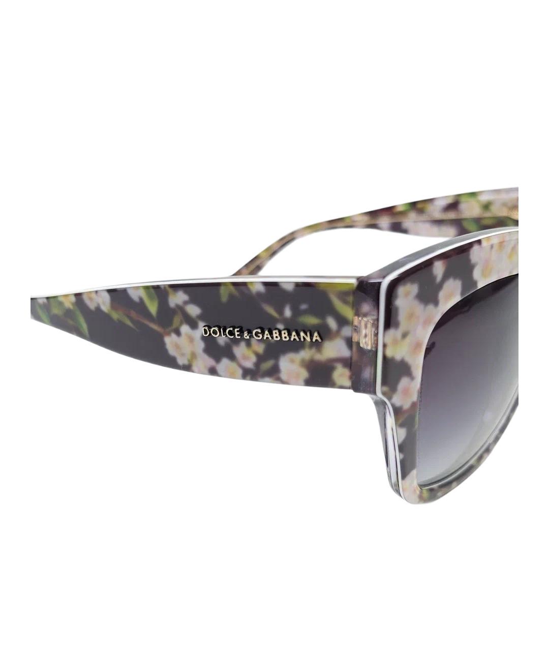 DOLCE&GABBANA Мульти пластиковые солнцезащитные очки, фото 5