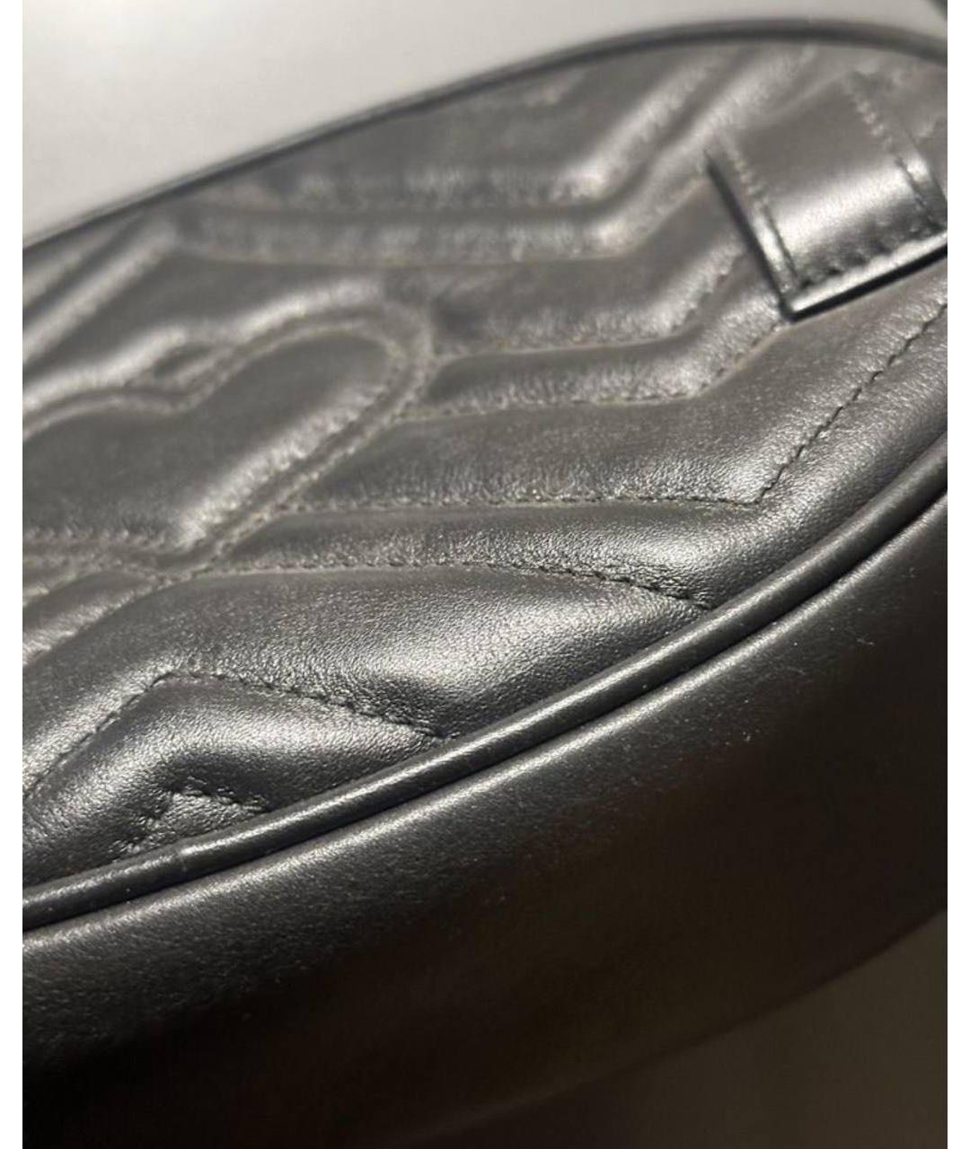GUCCI Черная кожаная поясная сумка, фото 8