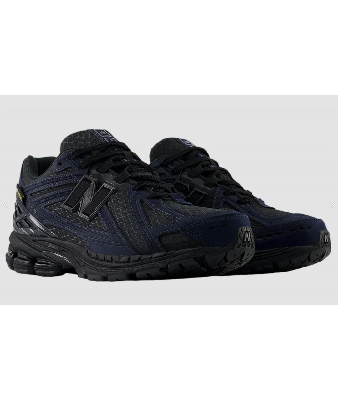 NEW BALANCE Черные текстильные низкие кроссовки / кеды, фото 3
