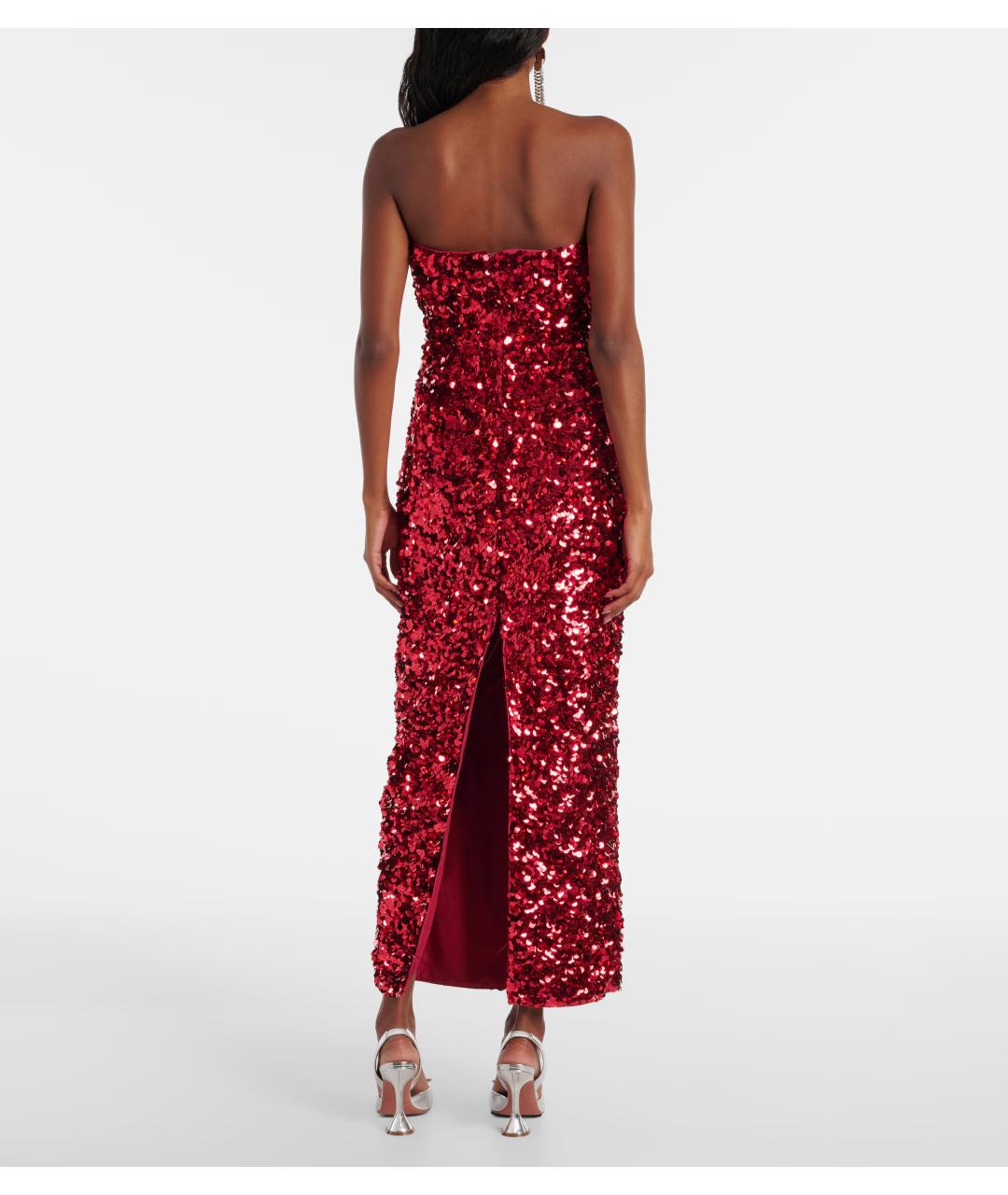 SELF-PORTRAIT Красное коктейльное платье, фото 3