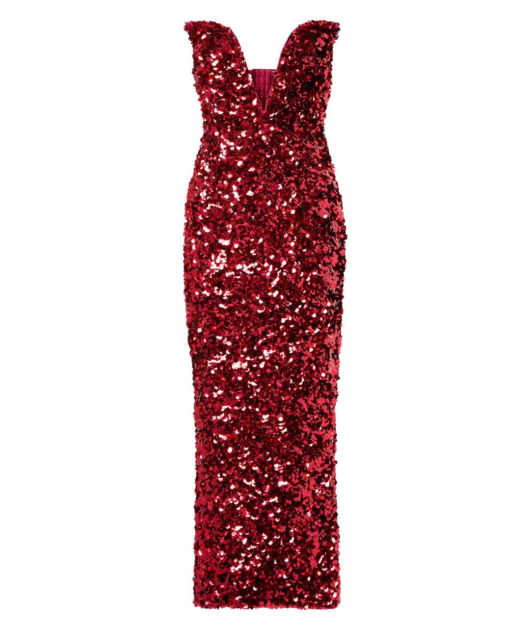 SELF-PORTRAIT Красное коктейльное платье, фото 1