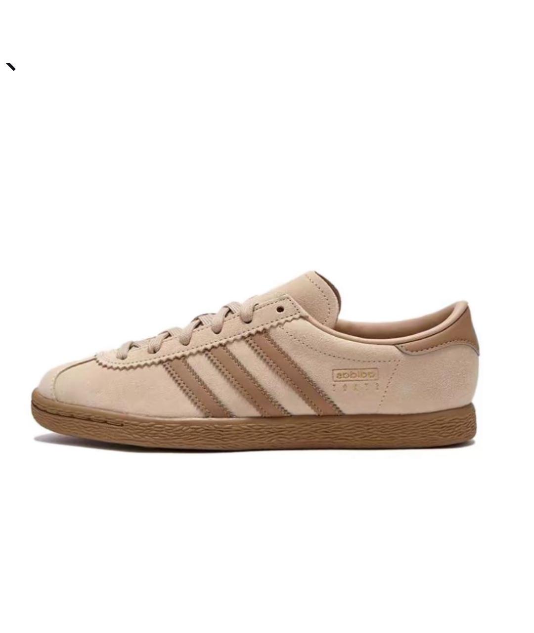 ADIDAS Бежевые замшевые низкие кроссовки / кеды, фото 9