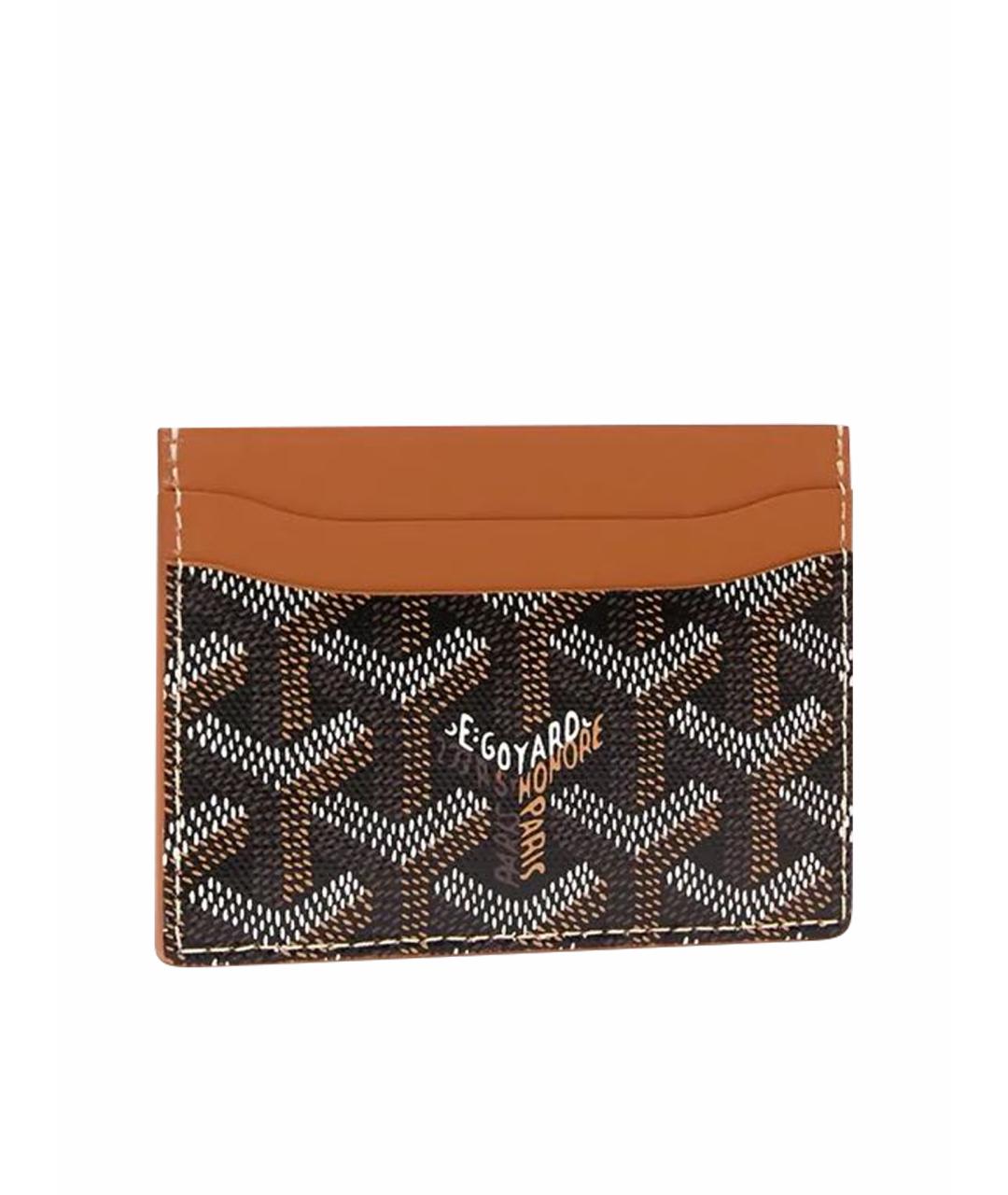 GOYARD Коричневый кардхолдер, фото 1