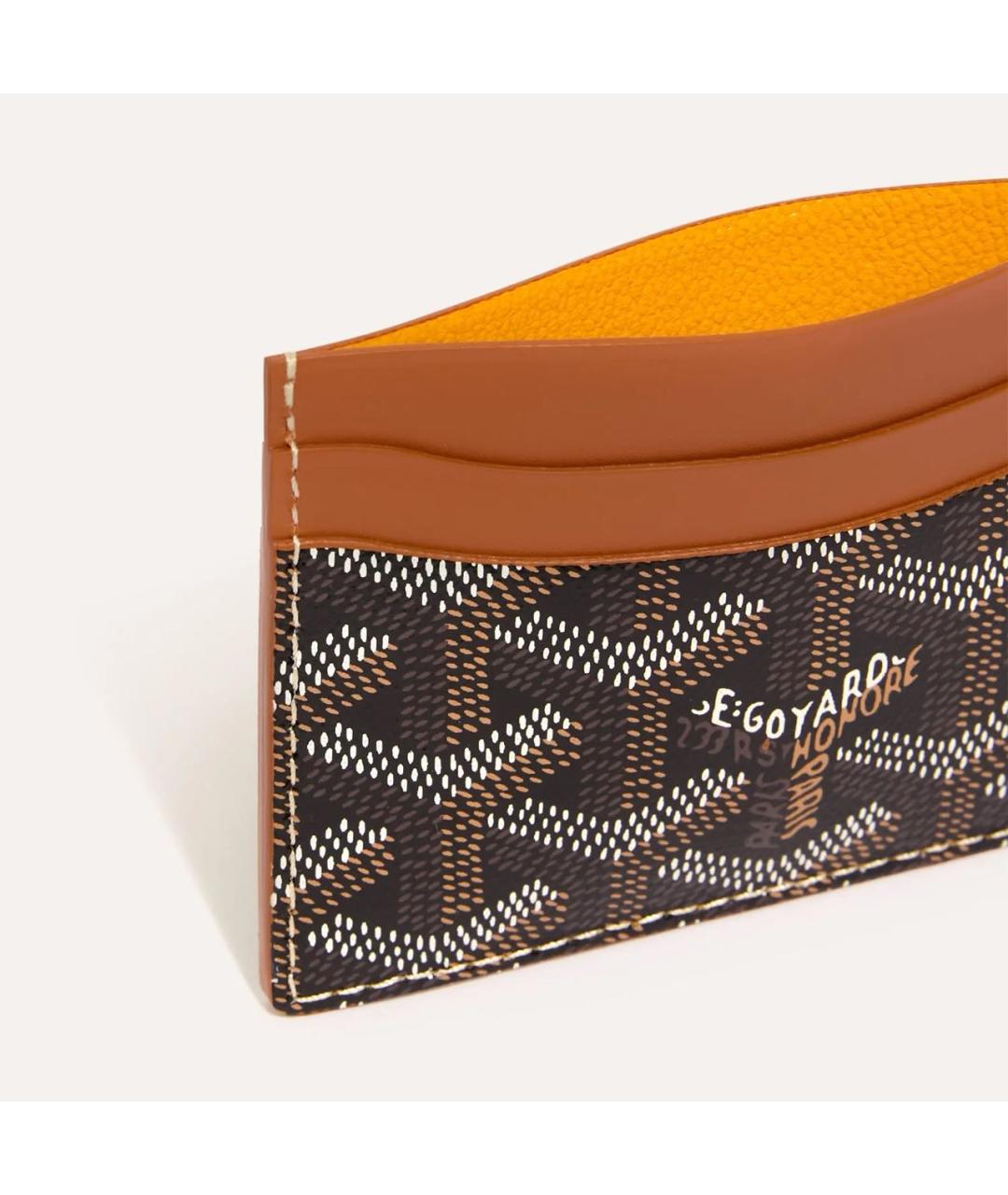 GOYARD Коричневый кардхолдер, фото 2