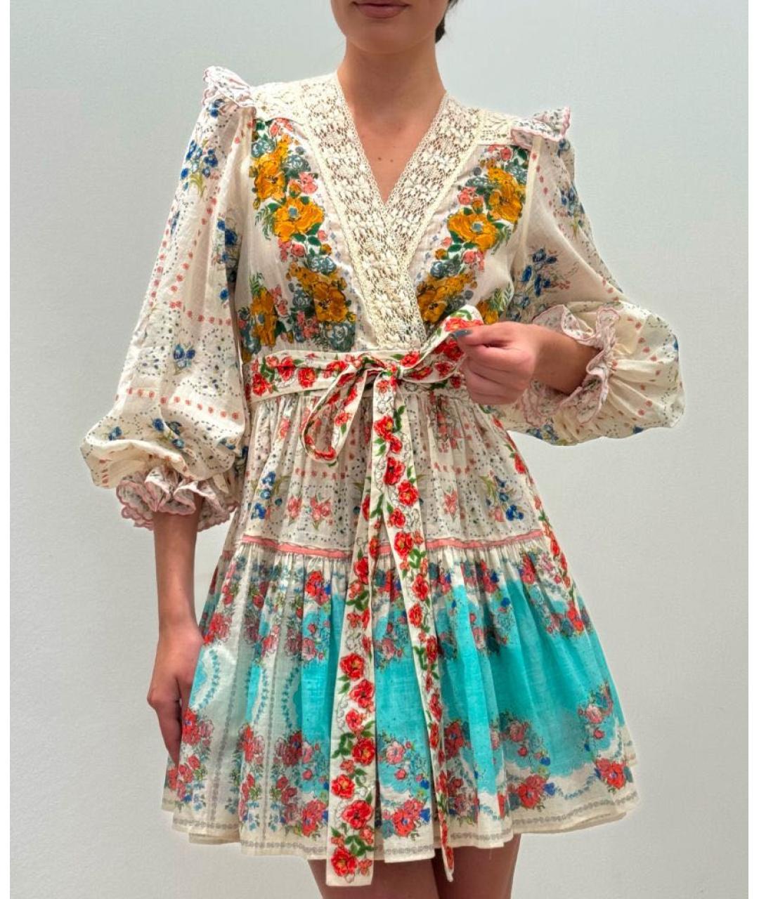 ZIMMERMANN Хлопковое повседневное платье, фото 4