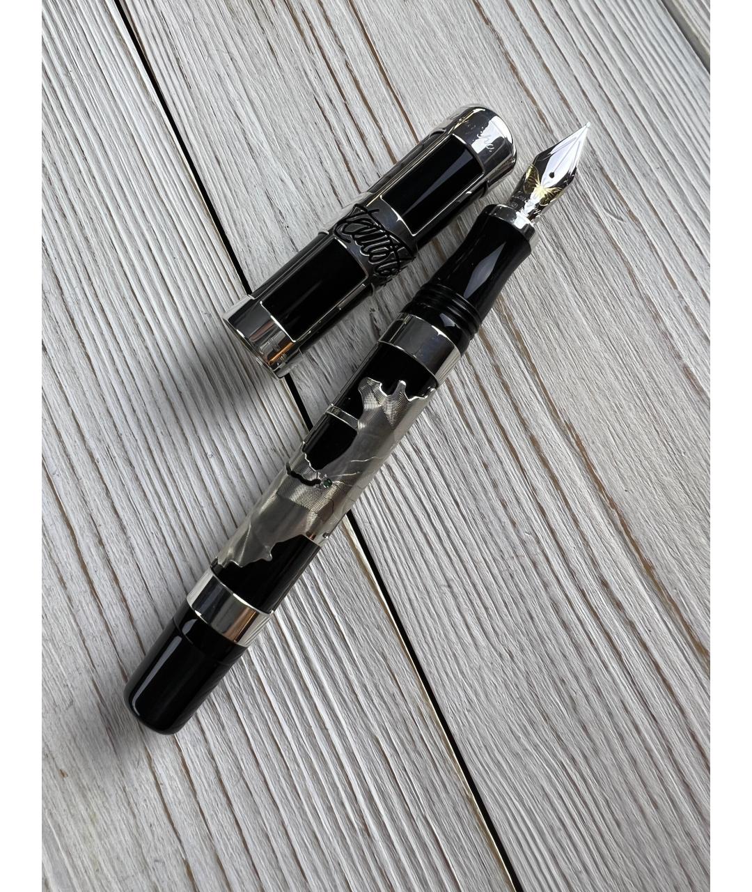 MONTEGRAPPA Серебряная металлическая перьевая ручка, фото 2