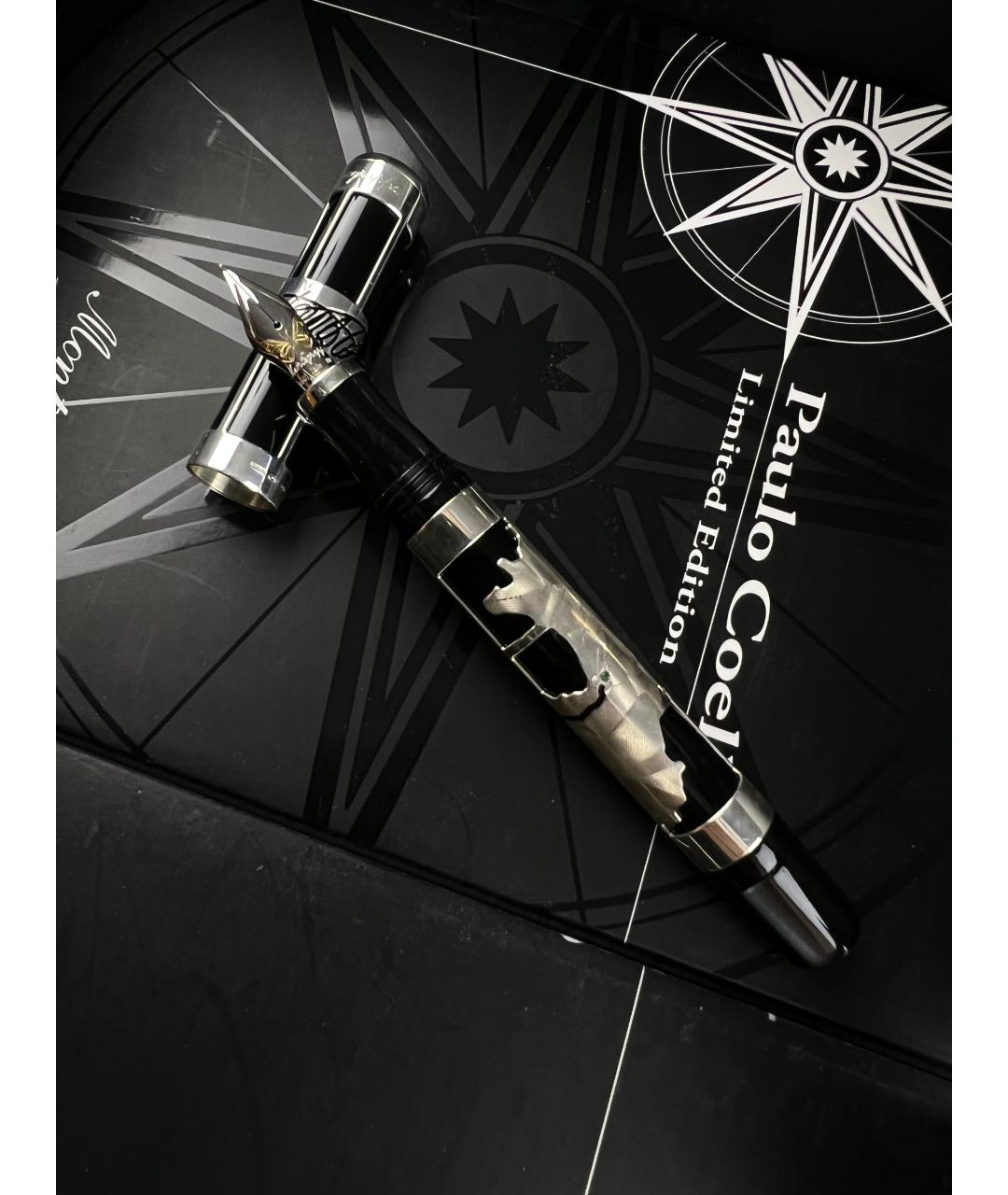 MONTEGRAPPA Серебряная металлическая перьевая ручка, фото 3